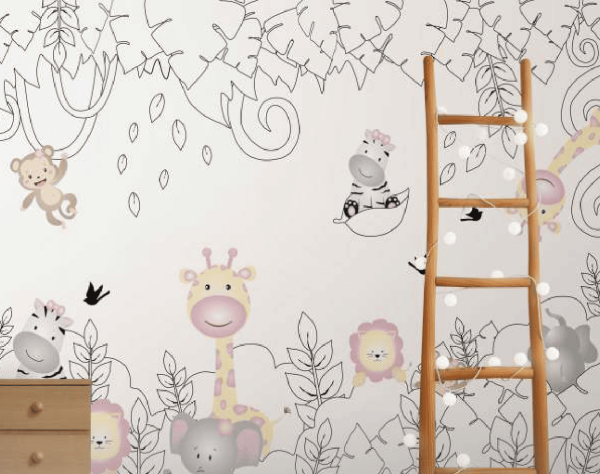 Papel de Parede Animais Baby 02